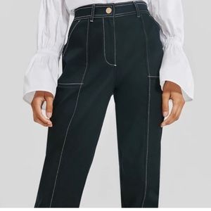 Something Navy Contrast Stitch Jeans